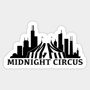 MC Chicago Skyline (black) by Kellin Sticker